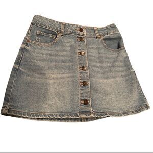 Harper Blue Jean Mini Skirt